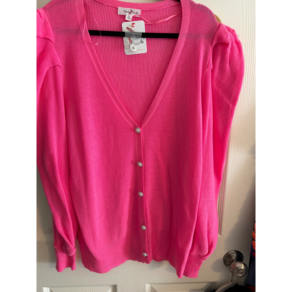 Perfection Priscilla, User: None Pink Cardigan Sweater - Picture 1 of 2
